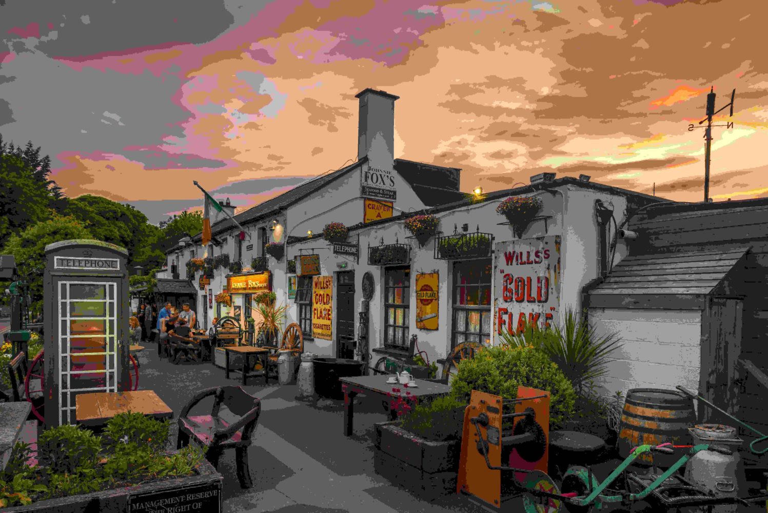Johnnie Fox's visited on Rural Pub Tours